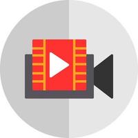 diseño de icono de vector de producción de video