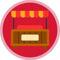 Food Stall Vector Icon Design