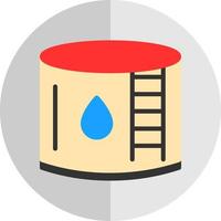 Water Tank Vector Icon Design