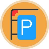 Parking Sign Vector Icon Design