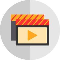 diseño de icono de vector de videos