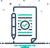 mix icon for submission vector