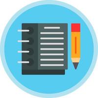 Sketchbook Vector Icon Design