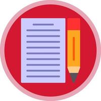 Write Vector Icon Design