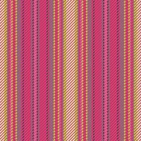 Textile texture vector. Pattern vertical seamless. Lines background fabric stripe. vector