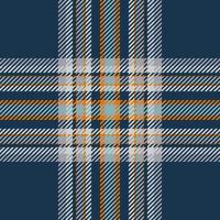 Plaid check pattern. Seamless fabric texture. Tartan textile print. vector