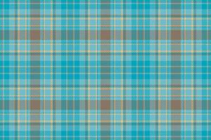 Plaid background, check seamless pattern in blue. Vector fabric texture for textile print, wrapping paper, gift card or wallpaper.