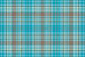 Plaid background, check seamless pattern in blue. Vector fabric texture for textile print, wrapping paper, gift card or wallpaper.