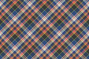 Seamless pattern of scottish tartan plaid. Repeatable background with check fabric texture. Vector backdrop striped textile print.