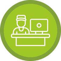 Cashier Vector Icon Design