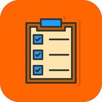 Checklist Vector Icon Design