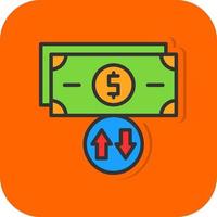 Cash Flow Vector Icon Design