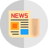 Newspaper Vector Icon Design