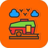 diseño de icono de vector de caravana