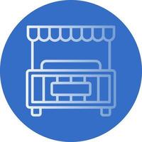 Food Stall Vector Icon Design