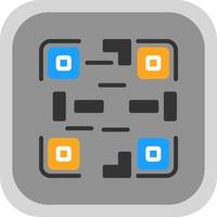 diseño de icono de vector de código qr