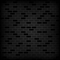 Dark nightly brick wall. Vector illustration.