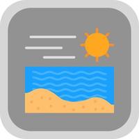 Beach Vector Icon Design