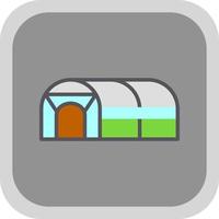 Green House Vector Icon Design