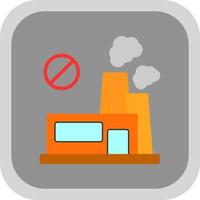 No Fossil Fuels Vector Icon Design