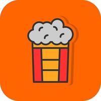 Popcorn Vector Icon Design