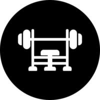 Bench press Vector Icon