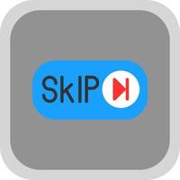 Skip Ad Vector Icon Design