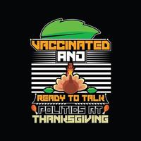 Thanks Giving Day T-shirt Design vector