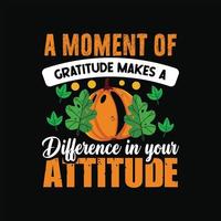 Thanks Giving Day T-shirt Design vector