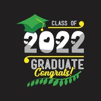 Graduation T-shirt Design vector