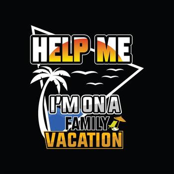 Summer T-shirt Design vector