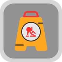 Wet Floor Vector Icon Design