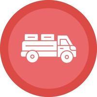 Pickup Truck Vector Icon Design