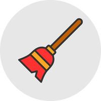 Broom Vector Icon Design