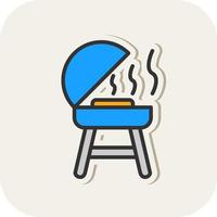 Grill Vector Icon Design