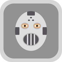 Hockey Mask Vector Icon Design