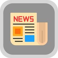 Newspaper Vector Icon Design