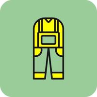 Coverall Vector Icon Design