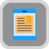 Electronic Book Vector Icon Design