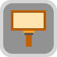 Hanging Billboard Vector Icon Design