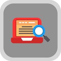 Online Search Vector Icon Design