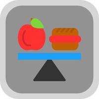 Balanced Diet Vector Icon Design