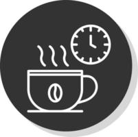 Coffee Break Vector Icon Design