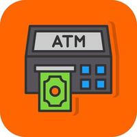 Atm Machine Vector Icon Design