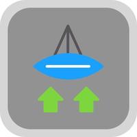 Convex Lens Vector Icon Design