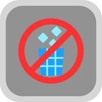 No Littering Vector Icon Design