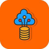 Cloud Data Vector Icon Design