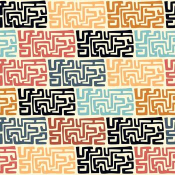 geometría minimalista modelo. resumen vector modelo para web bandera, negocio presentación, marca, tela, textil.