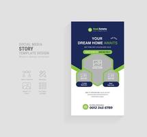 House sale social media story vector