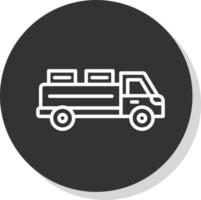 diseño de icono de vector de camioneta